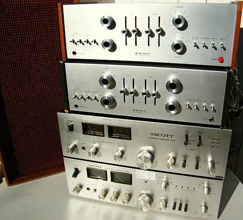 amplificateurs intégrés HH SCOTT Vintage recapés