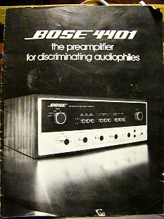 brochure Bose 4401 Vintage