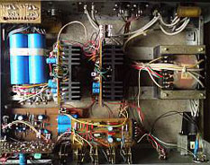 intérieur d'amplificateur préamplificateur stéréo BRANDT A3523