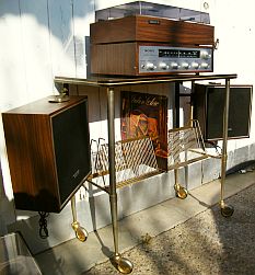 chaîne hi-fi Vintage SONY 122 sur meuble