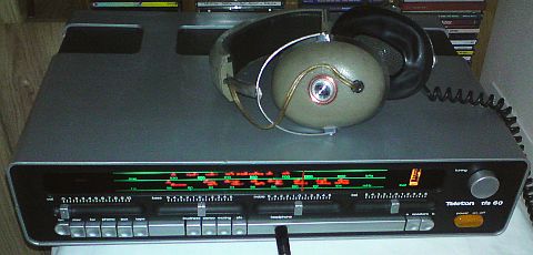 ampli-tuner TELETON tfs60, casque KOSS pro4aa vintage
