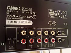 connectiques sources Yamaha DSP e390